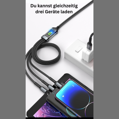 3in1 Superschnelles Ladekabel